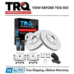 Trq Performance Front Brake Pad & Rotor Kit Fits 00-05 Cadillac Deville. Fixed Price $356.95.