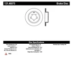 Stoptech Disc Standard Brake Rotor For 08-15 Mitsubishi Lancer 121.46075. Fixed Price $82.29.