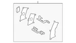 Genuine Toyota Disc Brake Anti-rattle Clip Set 04945-WB004. Fixed Price $28.11.