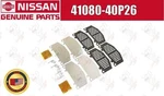 Nissan Genuine Skyline 300ZX Hardware Kit, Front Disc Brake Pad 41080-40P26 Oem. Fixed Price $47.00.